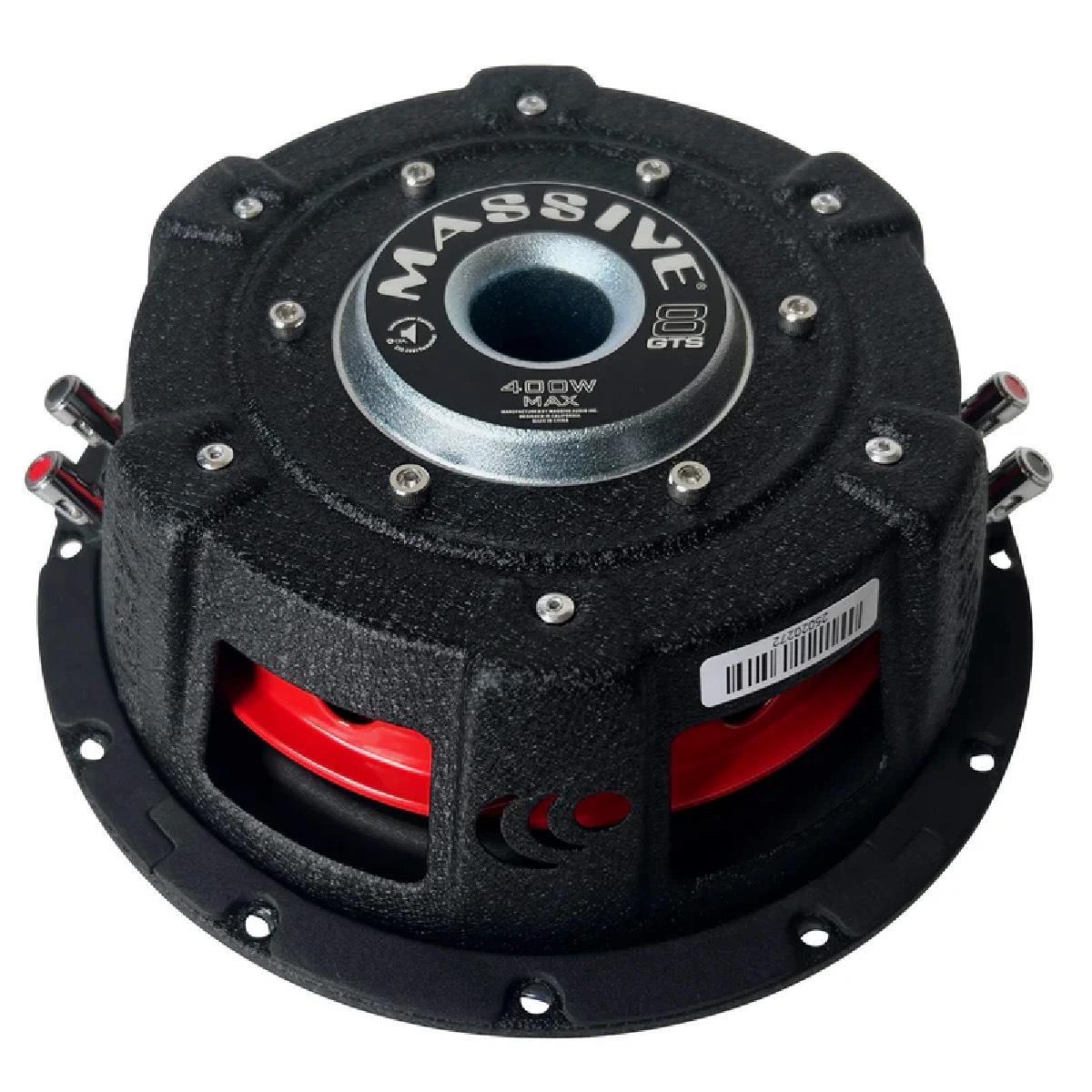 MASSIVE AUDIO 300 WATT SLIM 8" WOOFER DVC 4 OHM (GTS8)