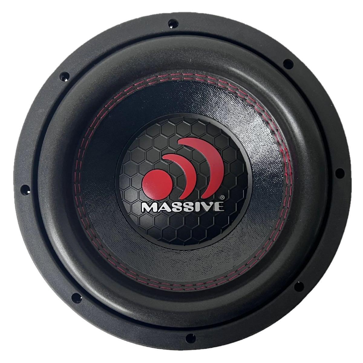 MASSIVE AUDIO 10" DUAL 4 OHM U.S. VOICE COIL 1600 WATT WOOFER (GTX104H)