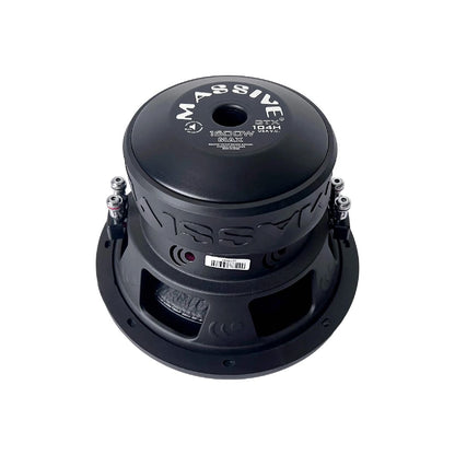 MASSIVE AUDIO 10" DUAL 4 OHM U.S. VOICE COIL 1600 WATT WOOFER (GTX104H)