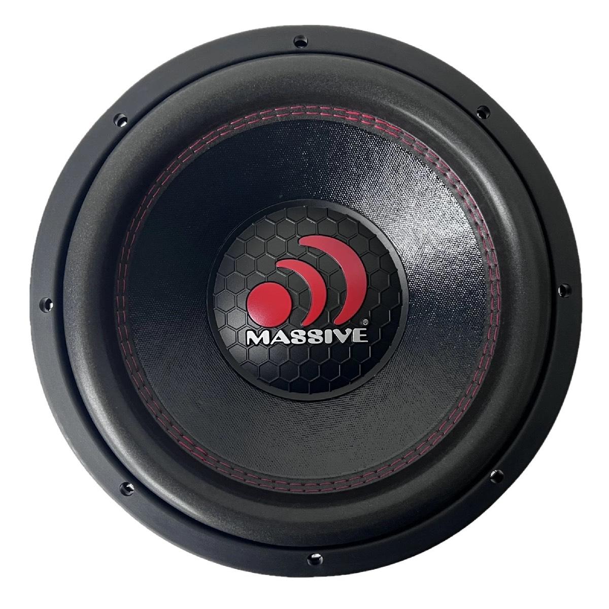 MASSIVE AUDIO 12" 1600 WATT WOOFER DVC 4 OHM (GTX124H)