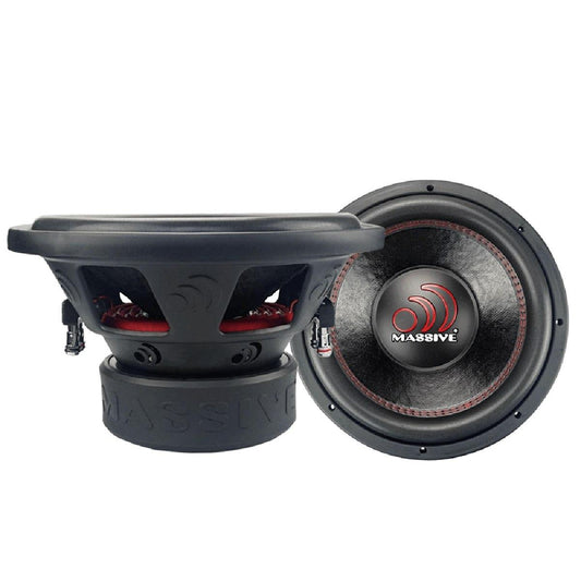 MASSIVE AUDIO 12" 2000 WATT SUBWOOFER (GTX12R)