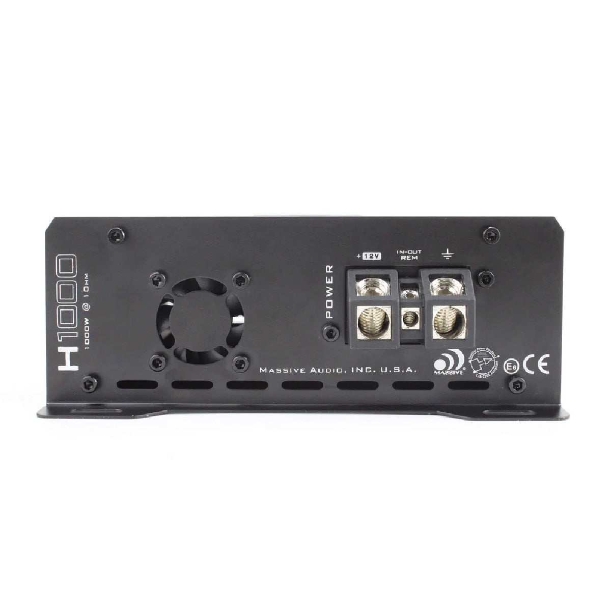 MASSIVE AUDIO HIPPO 1 CHANNEL 1050 WATT 1 OHM STABLE AMPLIFIER (H1000)