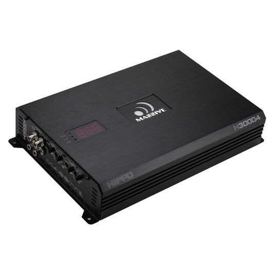 MASSIVE AUDIO HIPPO 4 CHANNEL 2800 WATT AMPLIFIER (H30004)