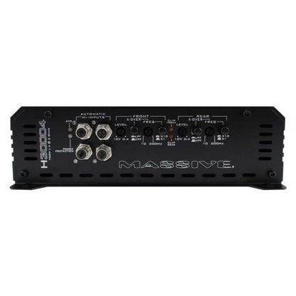 MASSIVE AUDIO HIPPO 4 CHANNEL 2800 WATT AMPLIFIER (H30004)