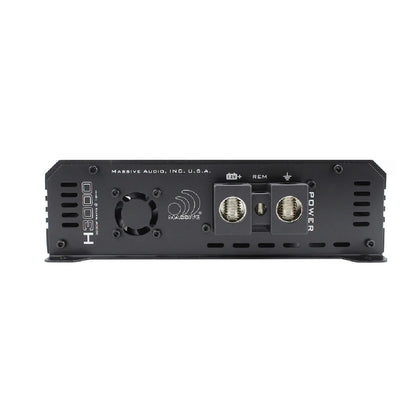MASSIVE AUDIO HIPPO 1 CHANNEL 3000 WATT 1 OHM STABLE AMPLIFIER (H3000)