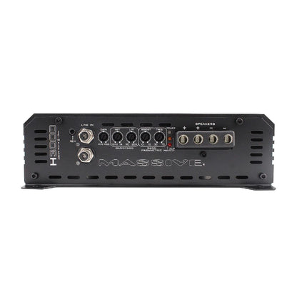 MASSIVE AUDIO HIPPO 1 CHANNEL 3000 WATT 1 OHM STABLE AMPLIFIER (H3000)