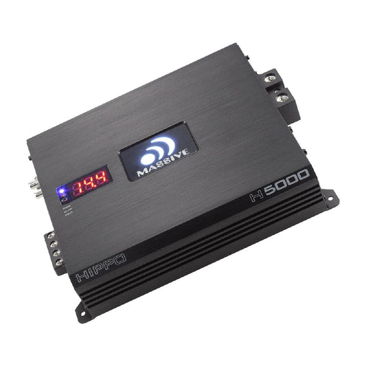 MASSIVE AUDIO HIPPO 5000 WATT RMS @ 1 OHM MONO BLOCK AMPLIFIER (H5000)