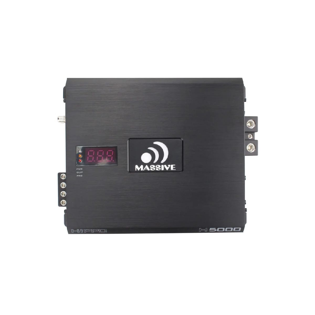 MASSIVE AUDIO HIPPO 5000 WATT RMS @ 1 OHM MONO BLOCK AMPLIFIER (H5000)