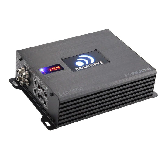 MASSIVE AUDIO HIPPO 4 CHANNEL 880 WATT AMPLIFIER (H8004)