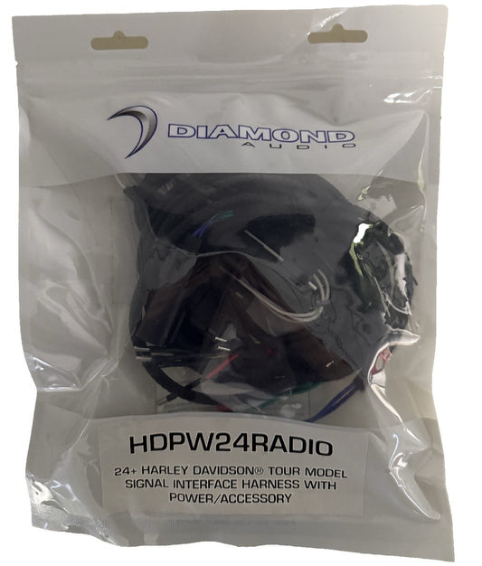 DIAMOND AUDIO 2024 HARLEY TOURING HARNESS 4CH POWER FAIRING & SADDLEBAGS (HDPW24RADIO) - image 1
