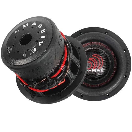 MASSIVE AUDIO 8" 1000 WATT DUAL 4 VC (HIPPO84V2)