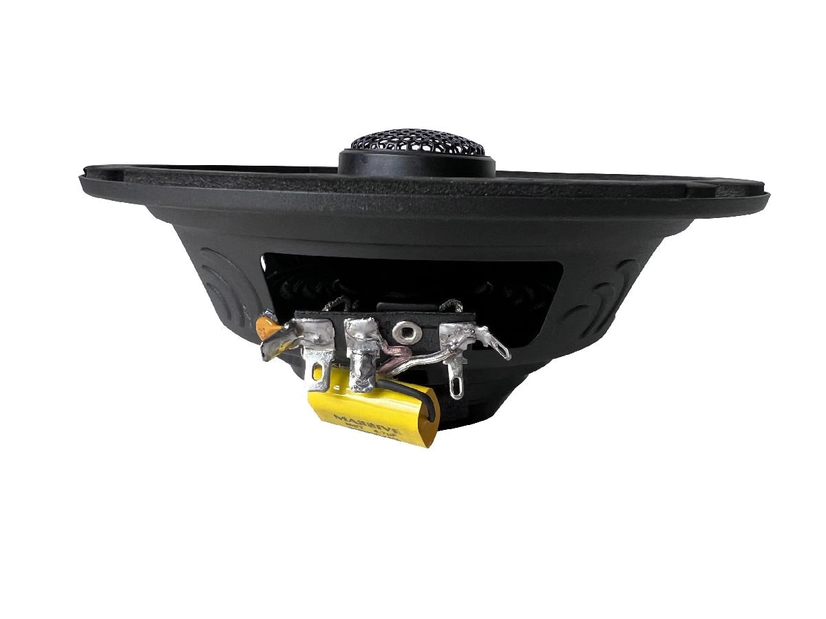 MASSIVE AUDIO 6.5" NEO MAGNET PRO AUDIO COAXIAL WATER REPELLENT 120 WATT SPEAKERS PAIR (HNX6)