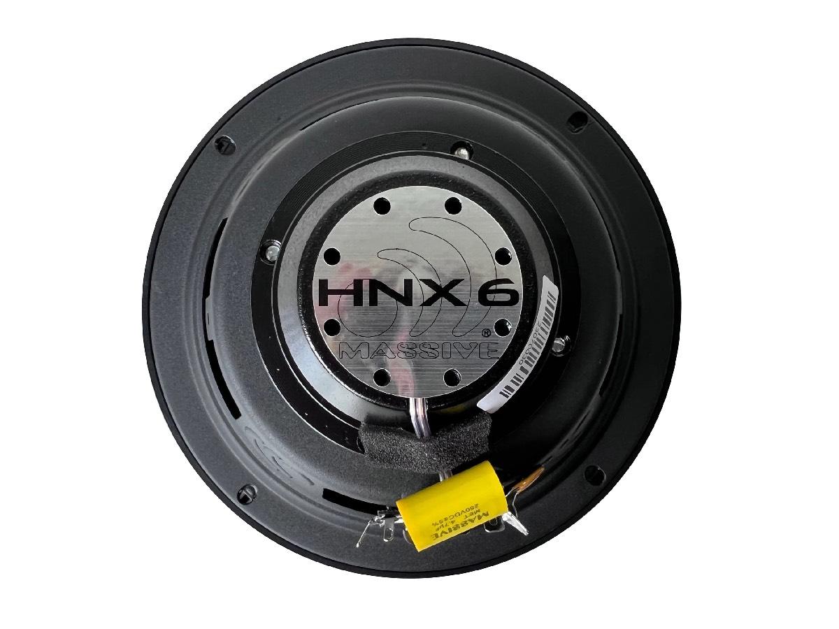 MASSIVE AUDIO 6.5" NEO MAGNET PRO AUDIO COAXIAL WATER REPELLENT 120 WATT SPEAKERS PAIR (HNX6)