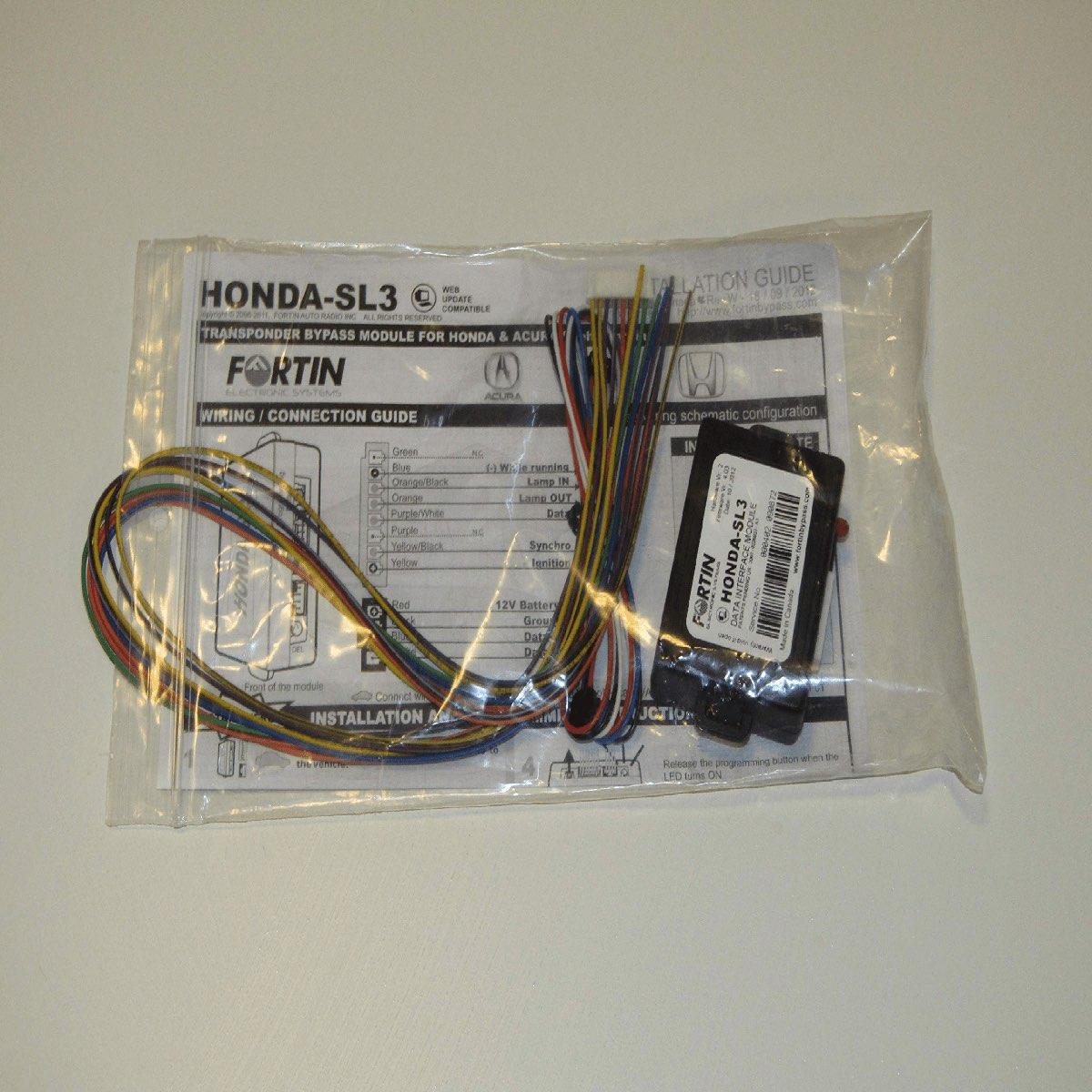 FORTIN HONDA DATA BYPASS KIT SELF LEARNING (HONDASL3)