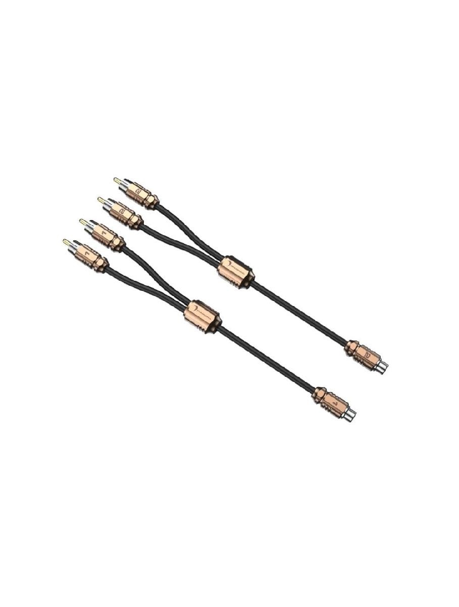 DIAMOND AUDIO 1 FEMALE TO 2 MALE RCA SPLITTER (HX2M)