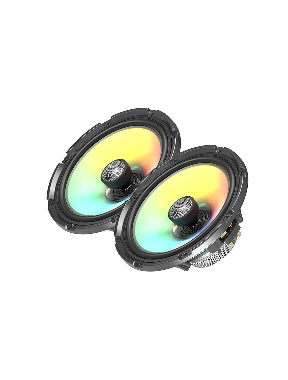 DIAMOND AUDIO MOTOR-SPORT 2 WAY 6.5" 250 WATT RGB LIT SPEAKERS (HXM65F4)