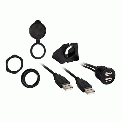 INSTALL BAY DUAL USB PASS-THROUGH (IBR74)