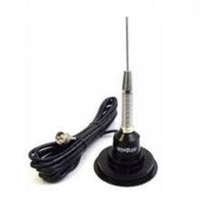 HUSTLER MAGNETIC MOUNT CB ANTENNA WITH SPRING (IC100SB)