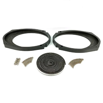 AMERICAN HARD BAG 13 AND EARLIER 5X7 TO 6X9 ADAPTERS FOR FACTORY SPEAKER LIDS (IP-13-5x7-6x9)
