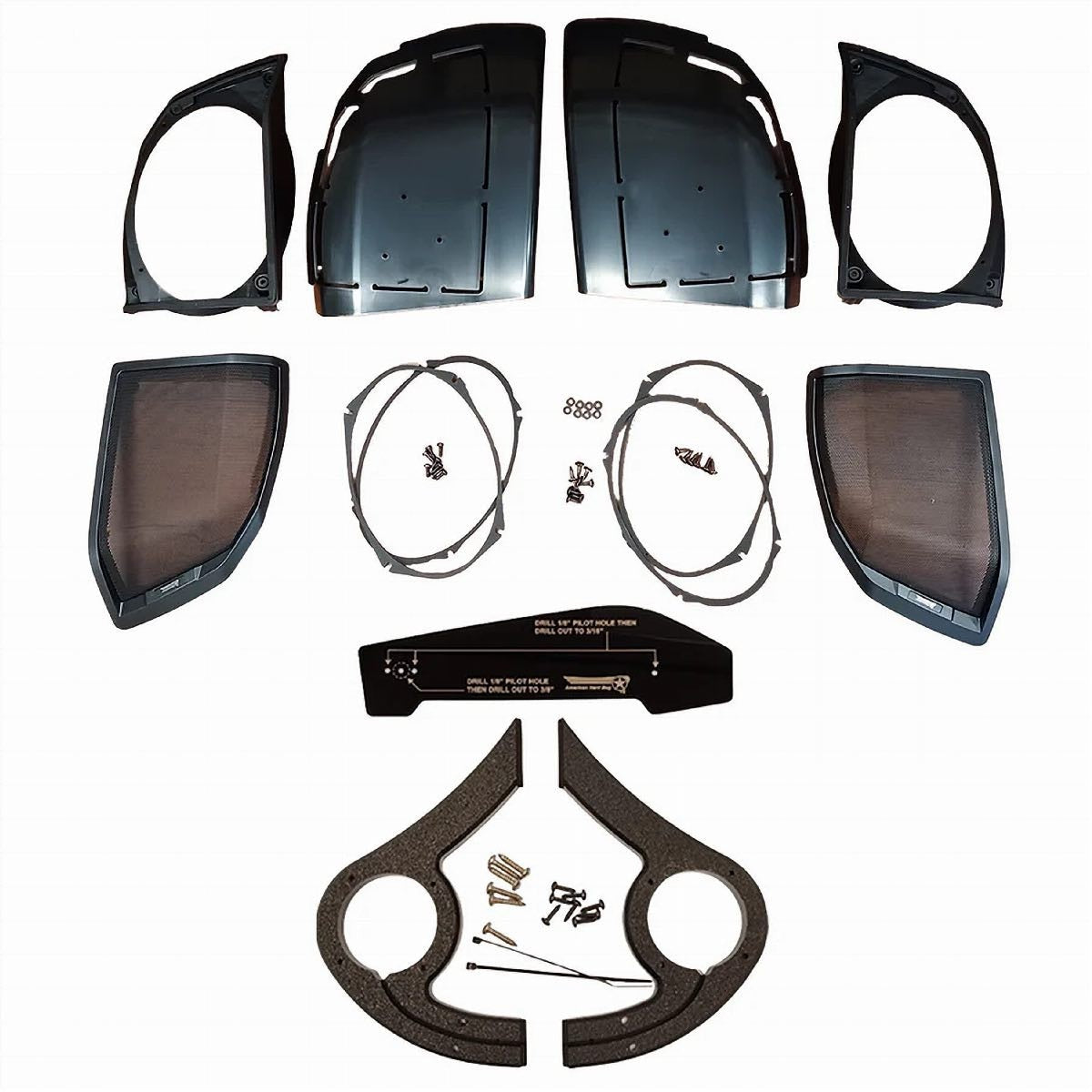 AMERICAN HARD BAG 6X9" SADDLE BAG CUT IN KIT FOR 2024-UP HARLEY (IP-24-LIDKIT) - image 4