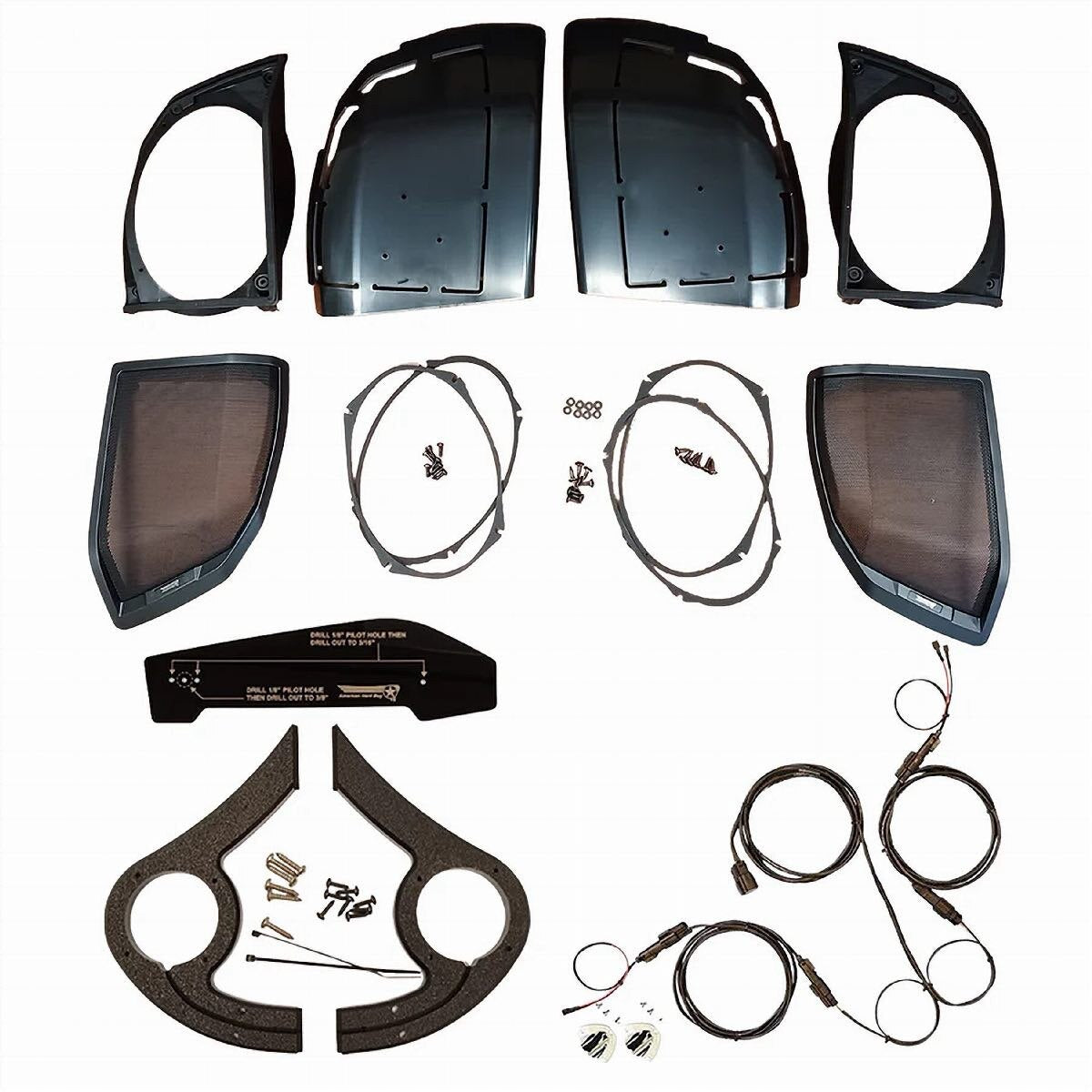 AMERICAN HARD BAG 6X9" SADDLE BAG CUT IN KIT FOR 2024-UP HARLEY (IP-24-LIDKIT) - image 5