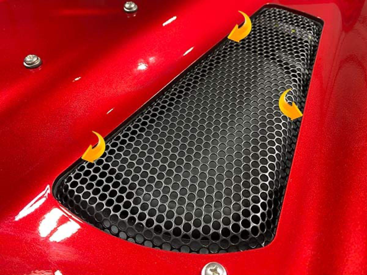 AMERICAN HARD BAG TWIN (L & R) 10" WOOFER MOUNTING KIT FOR SADDLEBAGS 1998 (IP-AP100-LR)