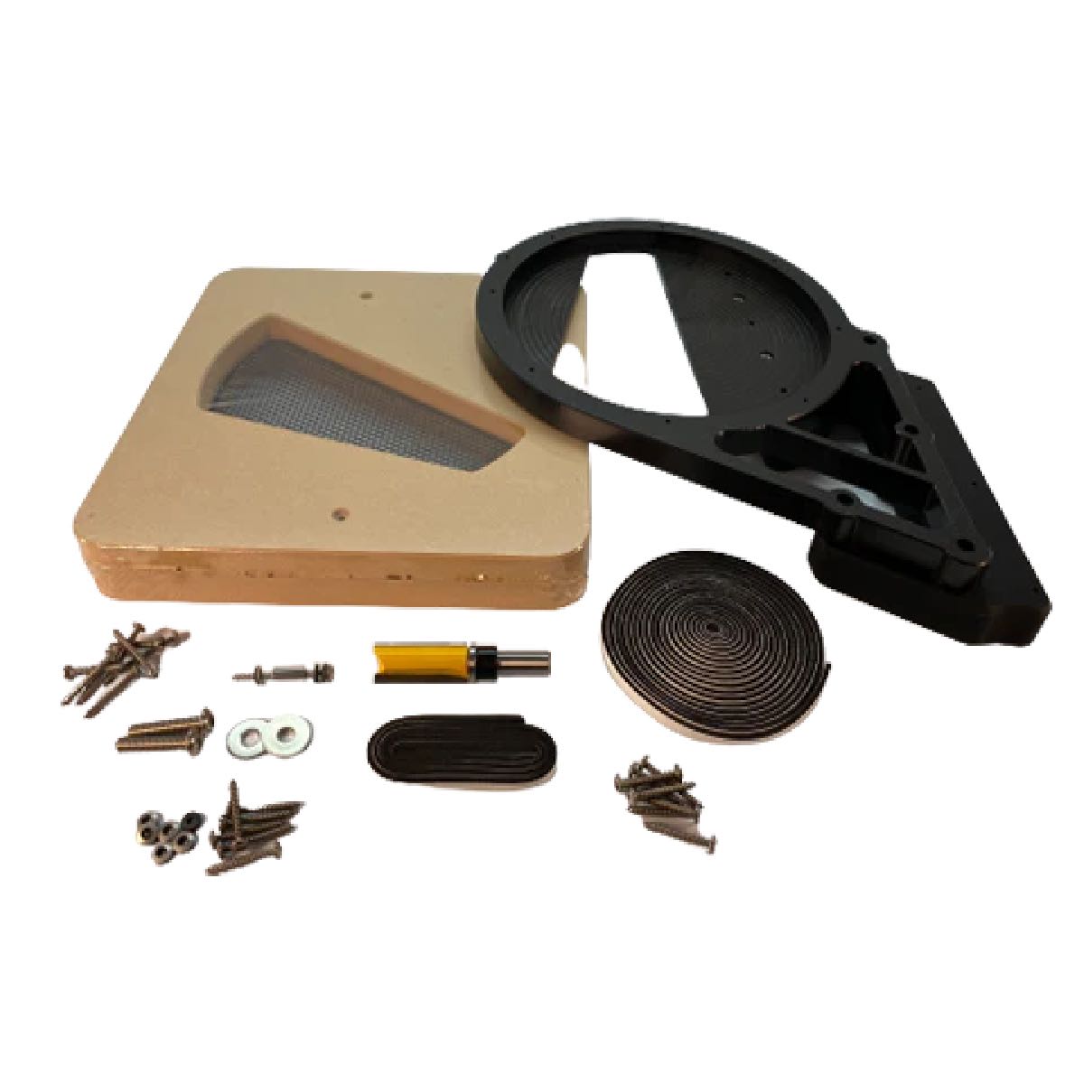 AMERICAN HARD BAG RIGHT SIDE 10" WOOFER MOUNTING KIT FOR SADDLEBAGS 1998 THROUGH CURRENT YEAR (IP-AP100-R)