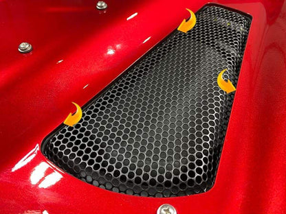 AMERICAN HARD BAG RIGHT SIDE 10" WOOFER MOUNTING KIT FOR SADDLEBAGS 1998 THROUGH CURRENT YEAR (IP-AP100-R)