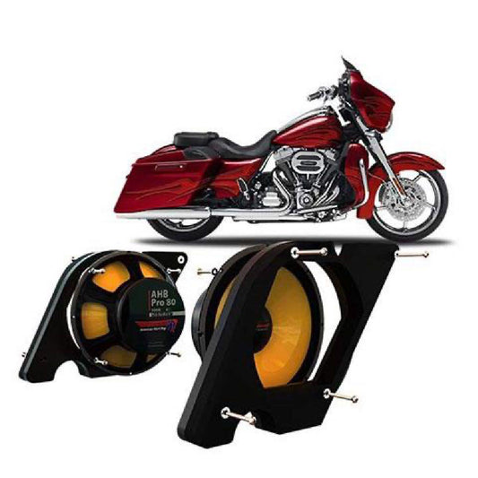 AMERICAN HARD BAG LEFT & RIGHT SIDE 8" SADDLEBAG SPEAKER ADAPTER KIT (IP-AP80-LR)