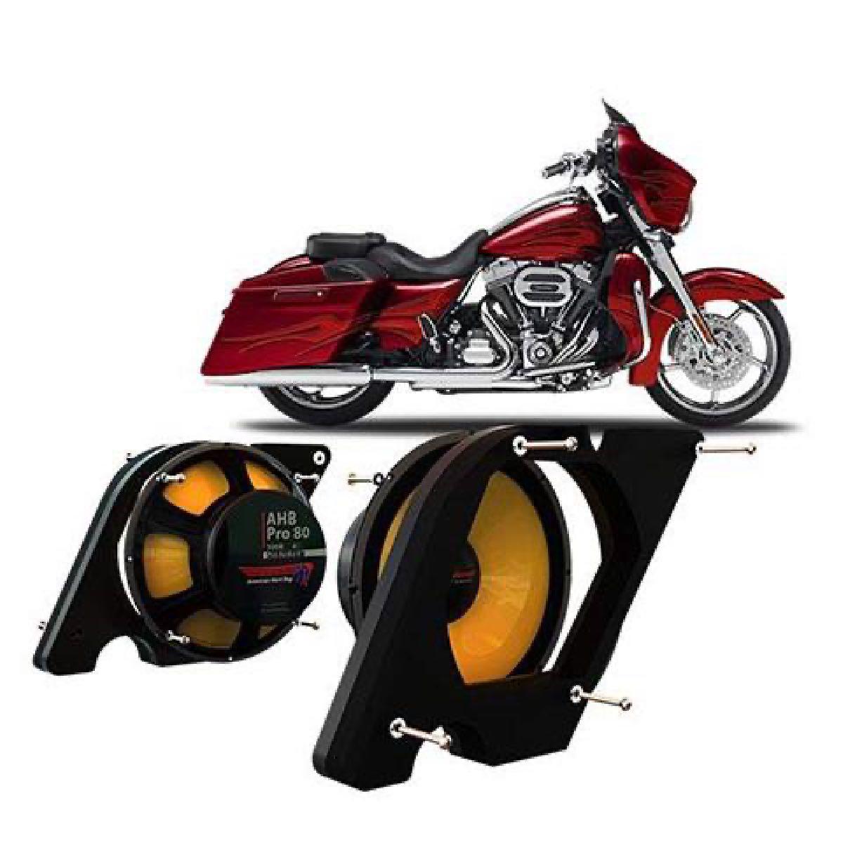 AMERICAN HARD BAG LEFT & RIGHT SIDE 8" SADDLEBAG SPEAKER ADAPTER KIT (IP-AP80-LR)