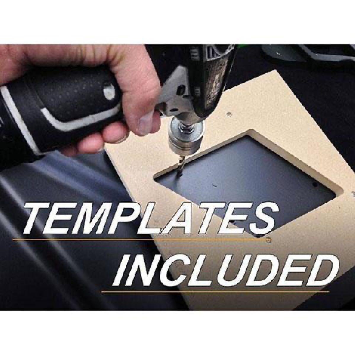 AMERICAN HARD BAG LEFT & RIGHT SIDE 8" SADDLEBAG SPEAKER ADAPTER KIT (IP-AP80-LR)
