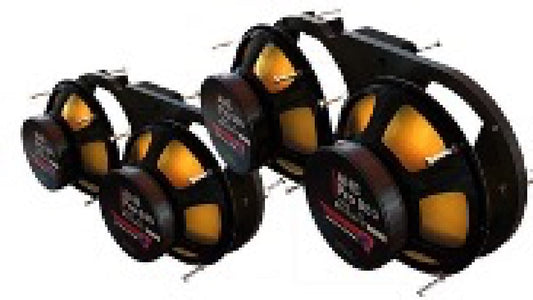 AMERICAN HARD BAG LEFT & RIGHT SIDE TWIN 8" SADDLEBAG SPEAKER ADAPTER KIT 4 WOOFERS TOTAL (IP-AP880-L+R)