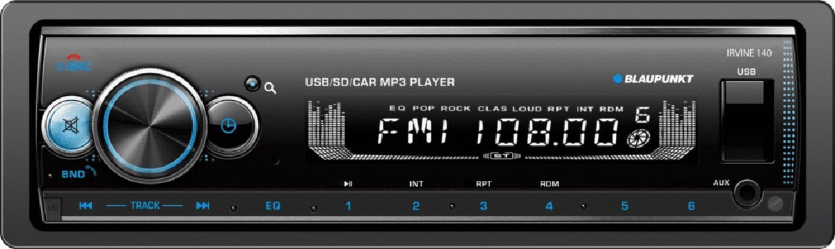 BLAUPUNKT SINGLE DIN MECHLESS WITH BLUETOOTH (IRVINE140)