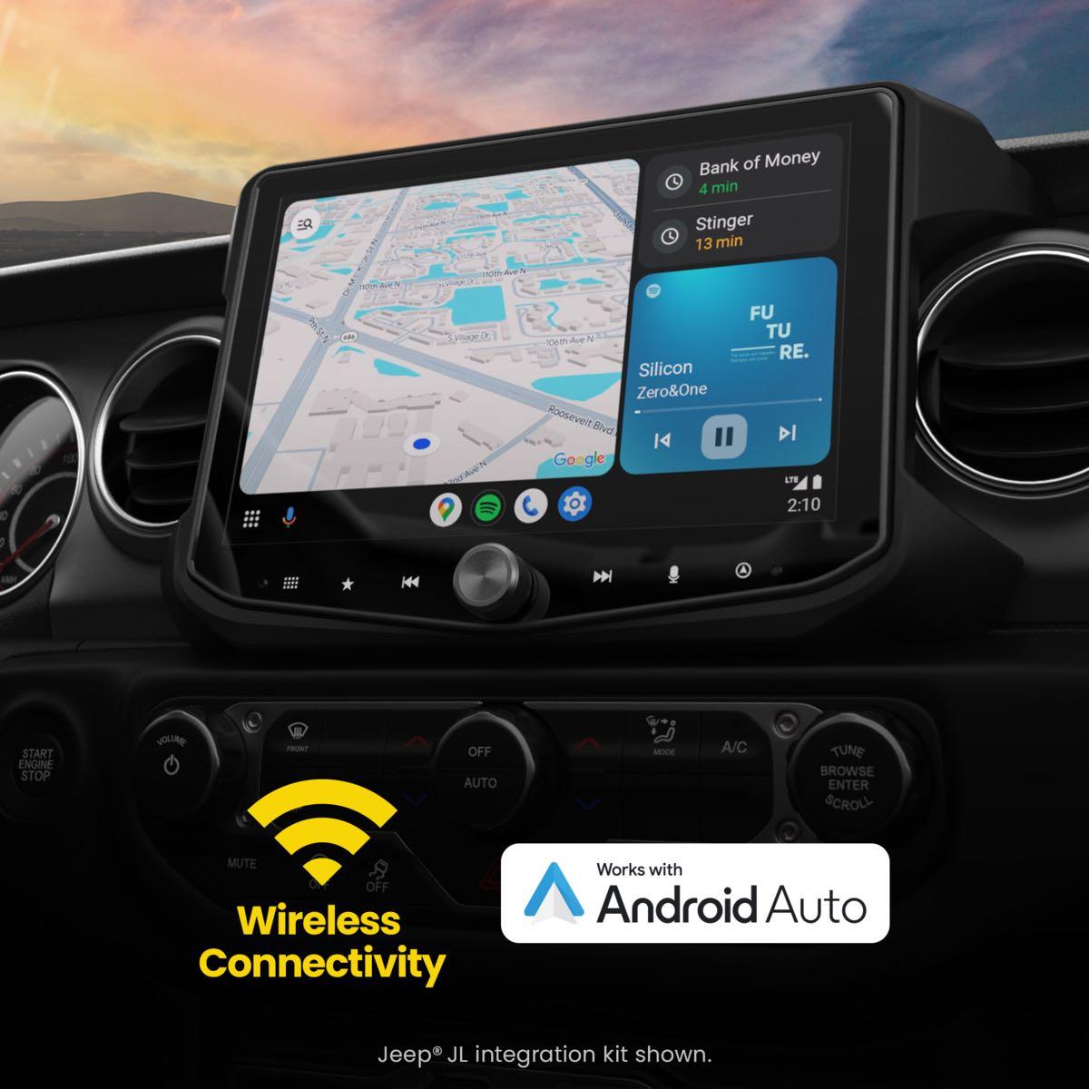 STINGER 10.1" WITH WIRELESS APPLE CARPLAY AND ANDROID AUTO WITH MUCH MORE (IX210)
