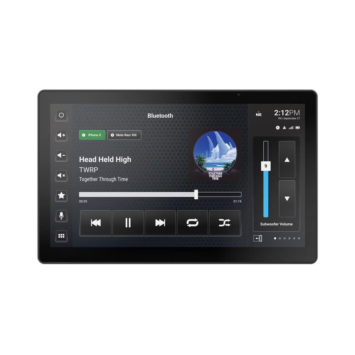 STINGER 12.8" WITH WIRELESS APPLE CARPLAY & ANDROID AUTO & ROTATING SCREEN (IX212)