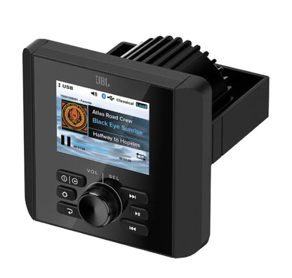 JBL MECHLESS GAUGE STYLE RADIO WITH 3 ZONES FULL COLOR DISPLAY 9 CHANNEL RCA 4 VOLT PRE-OUT AND CAMERA INPUT (JAM5000N)