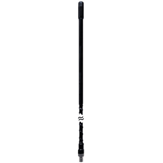 PROCOMM 1000 WATT FIBERGLASS WHIP 2' BLACK (JBC200B)