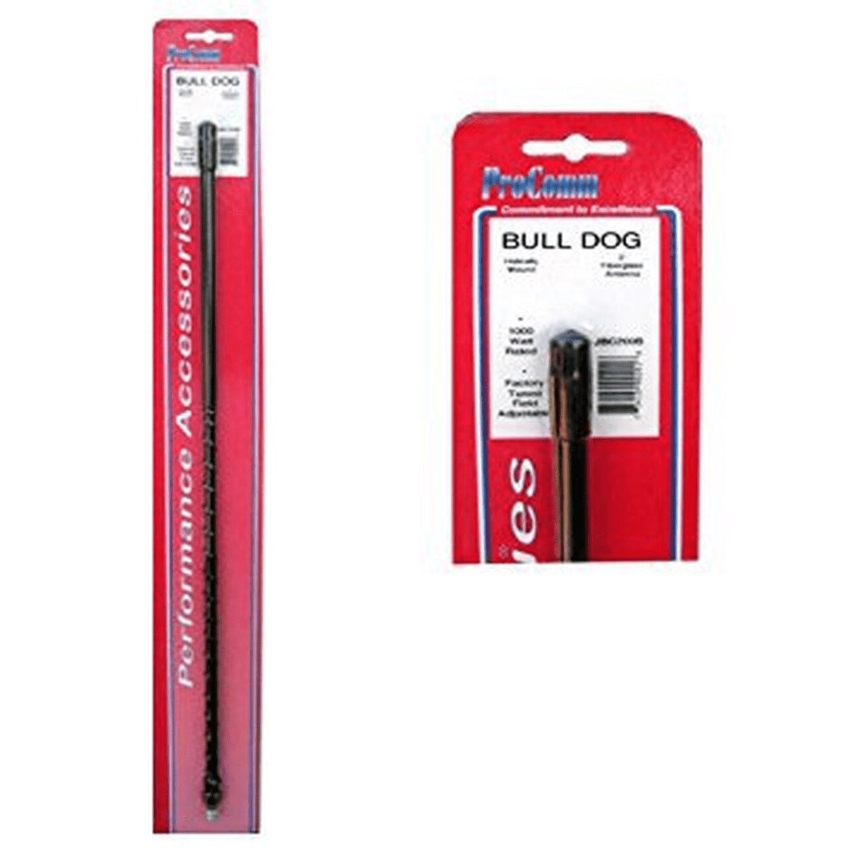 PROCOMM 1000 WATT FIBERGLASS WHIP 4' BLACK (JBC400B)