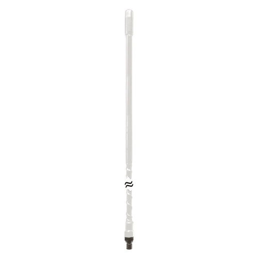 PROCOMM 1000 WATT FIBERGLASS WHIP 3' WHITE (JBC300W)