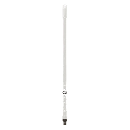 PROCOMM 1000 WATT FIBERGLASS WHIP 3' WHITE (JBC300W)