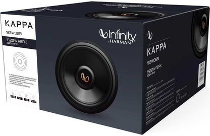 INFINITI 12" 2000 WATT SELECTABLE DUAL 2 OHM OR 4 OHM SUBWOOFER (KAPPA123WDSSI)