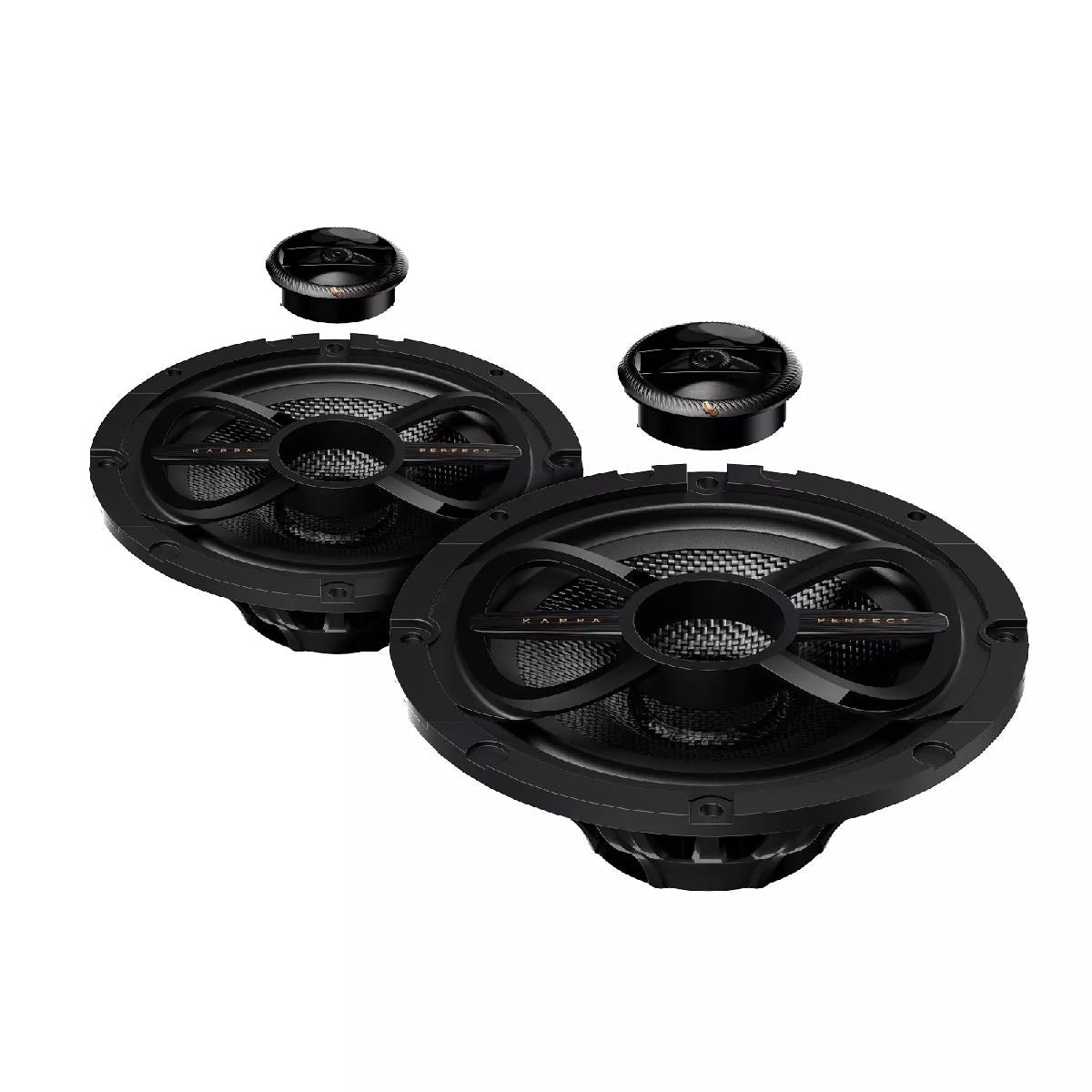 INFINITY PREMIUM 6.5" SPEAKERS WITH GRILLS FOR HARLEY DAVIDSON BIKES (KAPPAPERFECT600X)