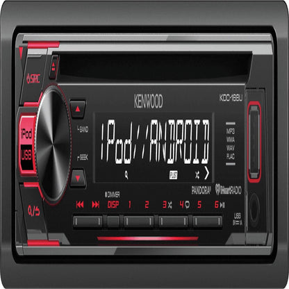 KENWOOD CD RECEIVER W/USB & AUX INPUT (KDC168)