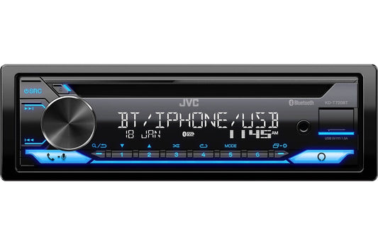 JVC AM/FM/CD RECEIVER WITH BLUETOOTH (KD-T720BT)