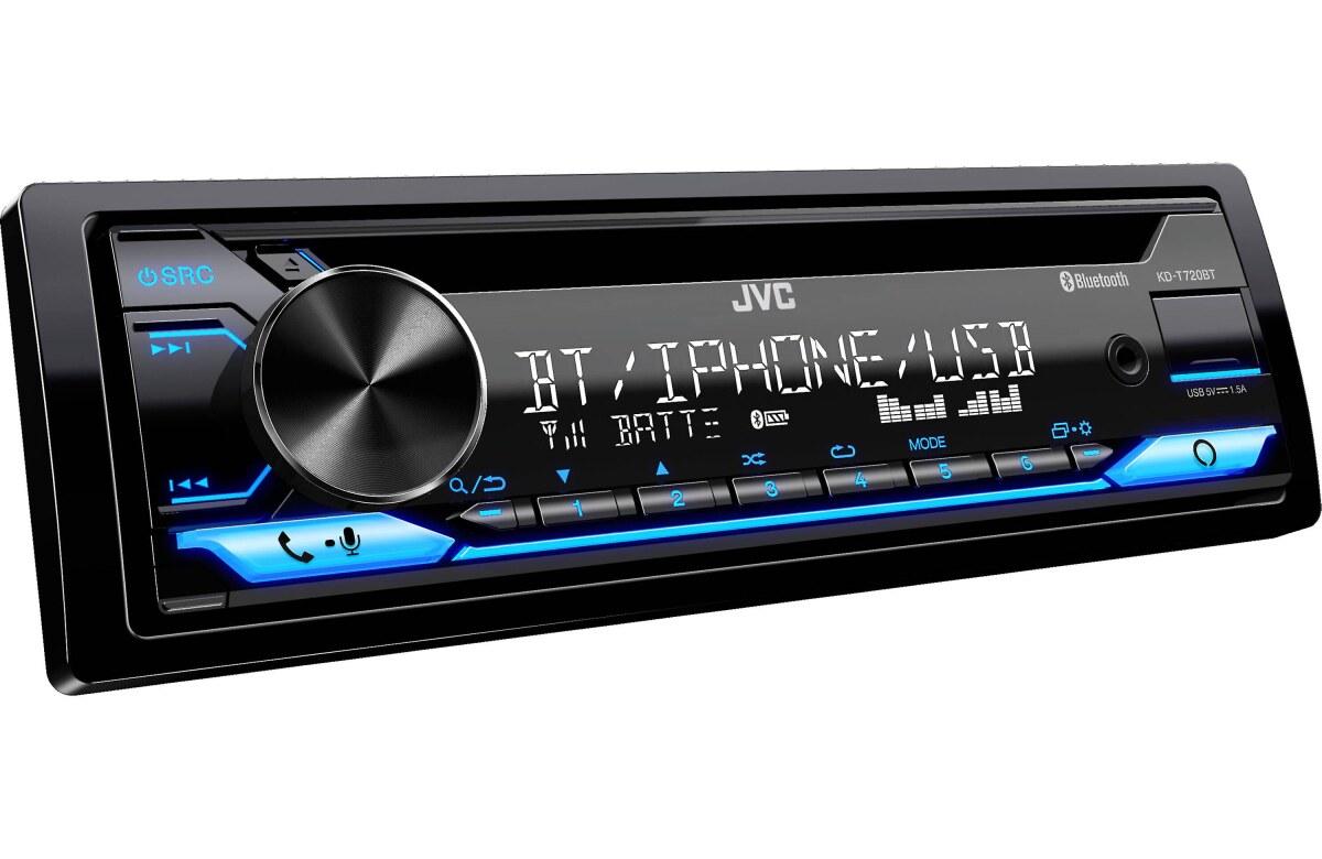 JVC AM/FM/CD RECEIVER WITH BLUETOOTH (KD-T720BT)