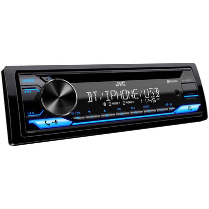JVC SINGLE DIN AM/FM/CD W/BT & USB (KDTD72BT)