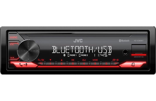 JVC SINGLE DIN MECHLESS WITH USB (KD-X280BT)