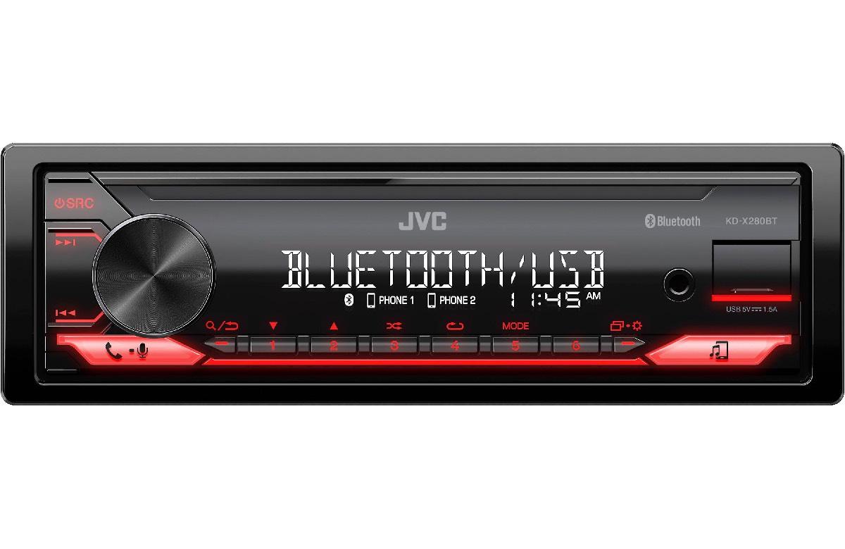 JVC SINGLE DIN MECHLESS WITH USB (KD-X280BT)