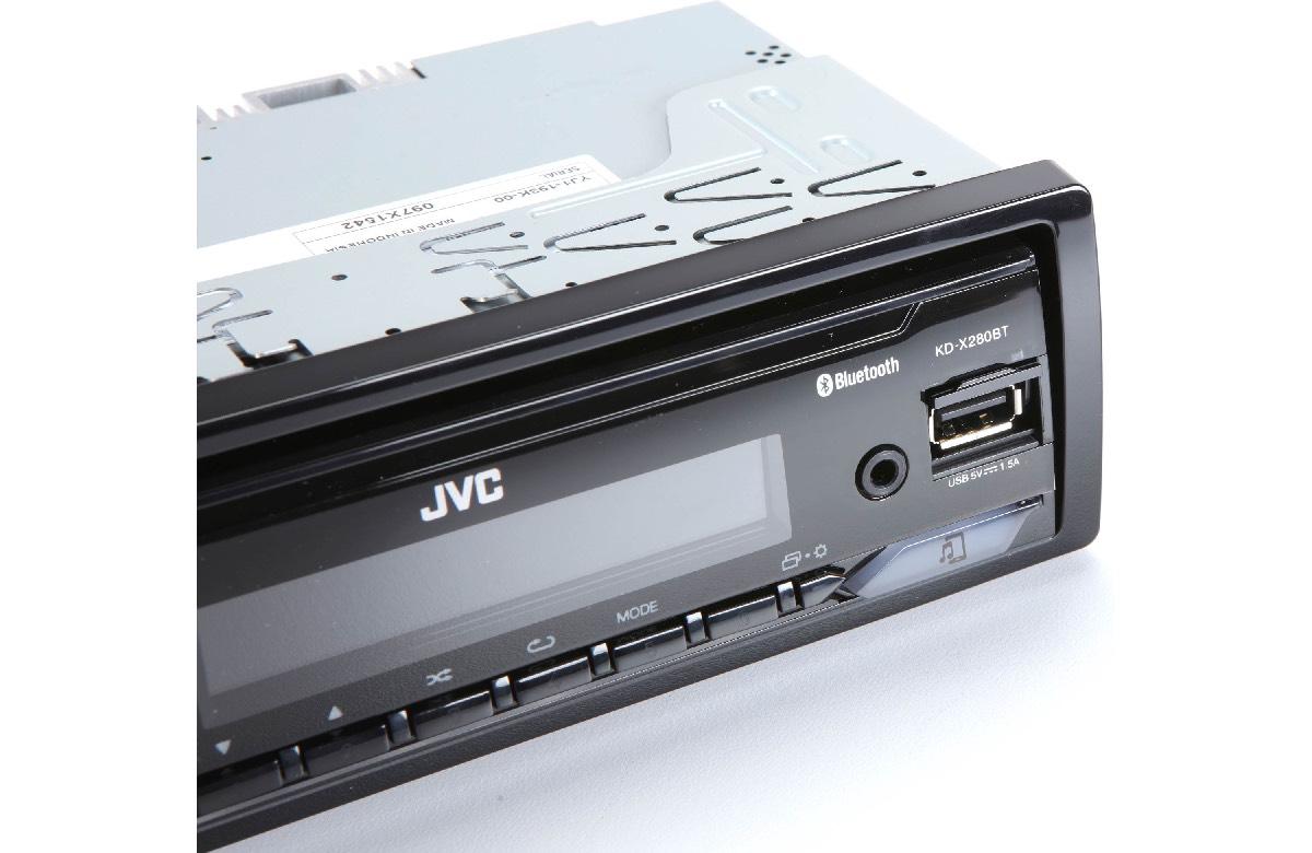 JVC SINGLE DIN MECHLESS WITH USB (KD-X280BT)