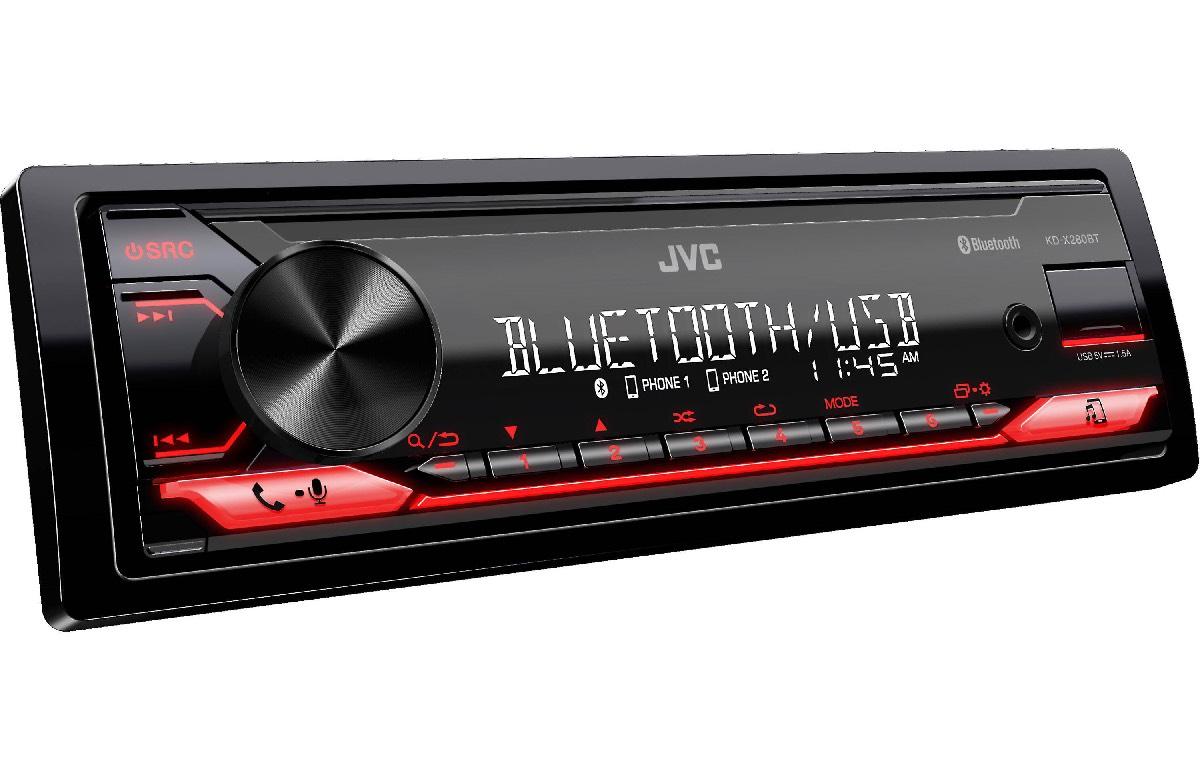 JVC SINGLE DIN MECHLESS WITH USB (KD-X280BT)